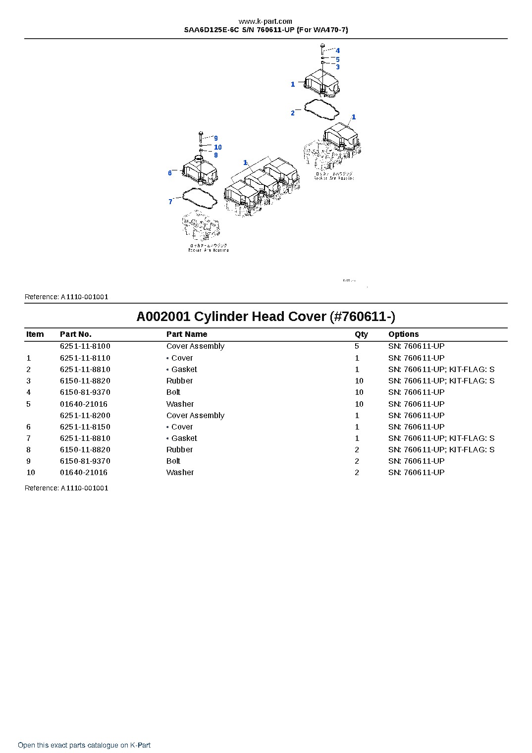 SAA6D125E-6C S/N 760611-UP (For WA470-7) – sample page 3