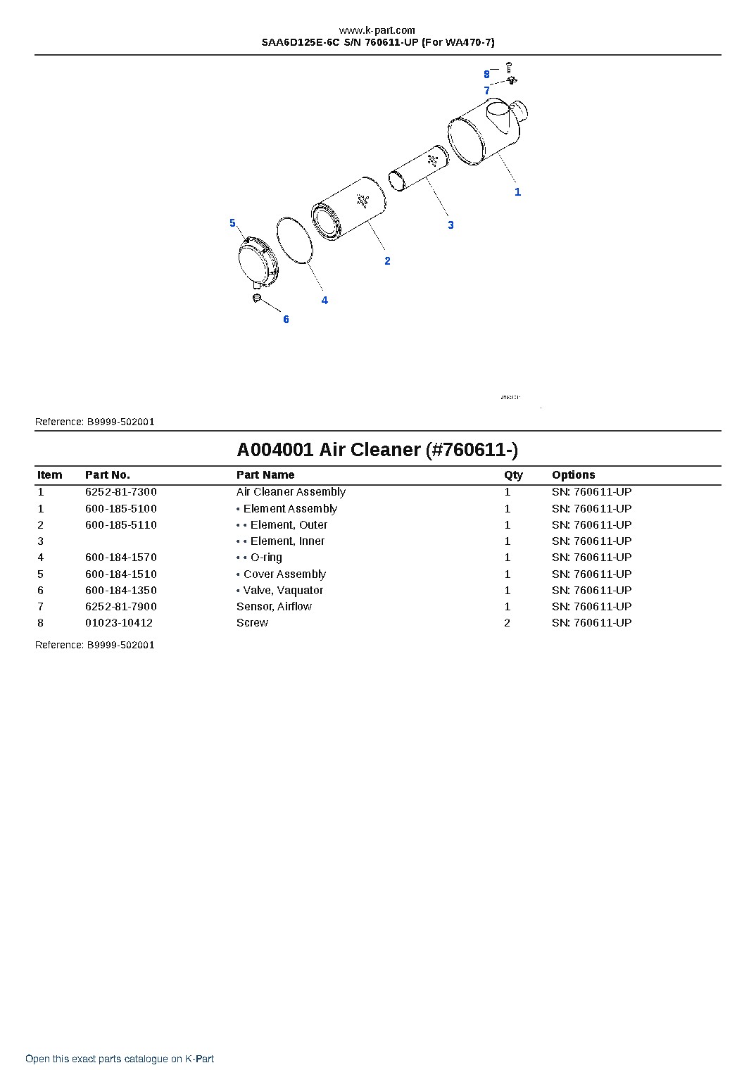 SAA6D125E-6C S/N 760611-UP (For WA470-7) – sample page 6