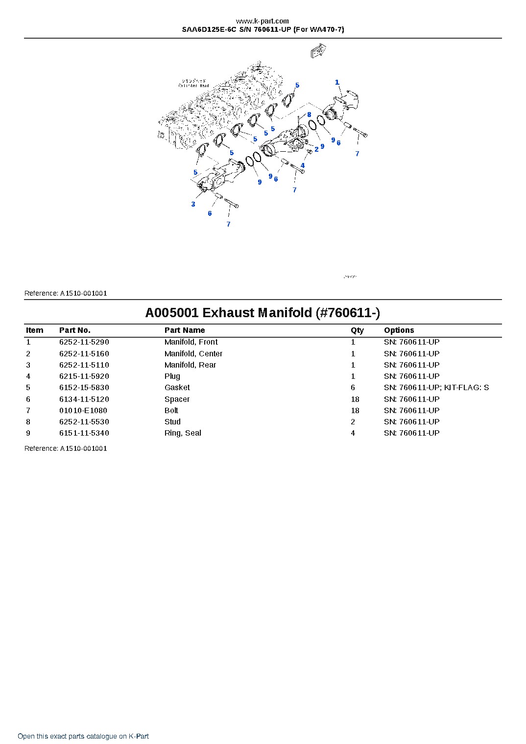 SAA6D125E-6C S/N 760611-UP (For WA470-7) – sample page 7