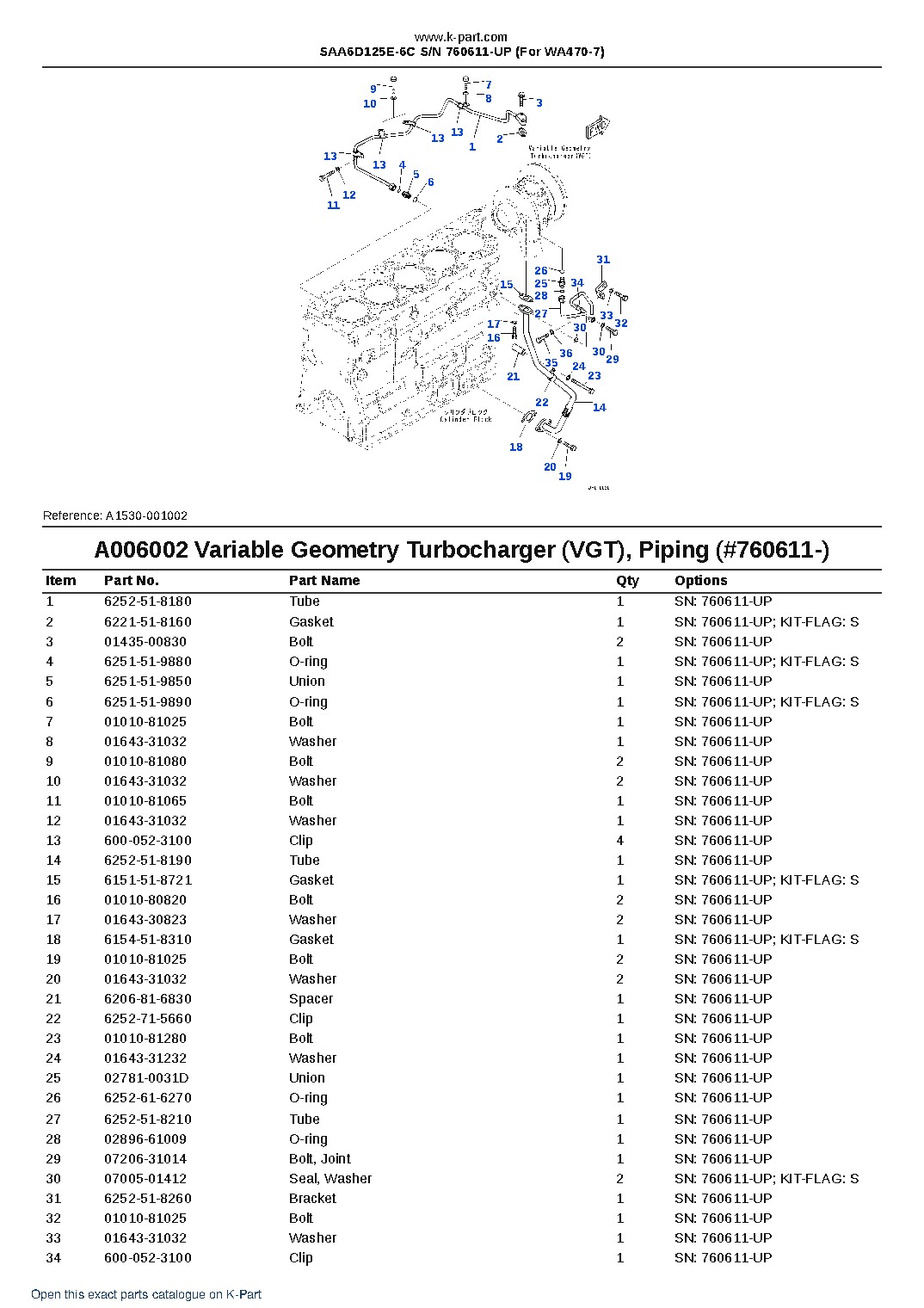 SAA6D125E-6C S/N 760611-UP (For WA470-7) – sample page 9