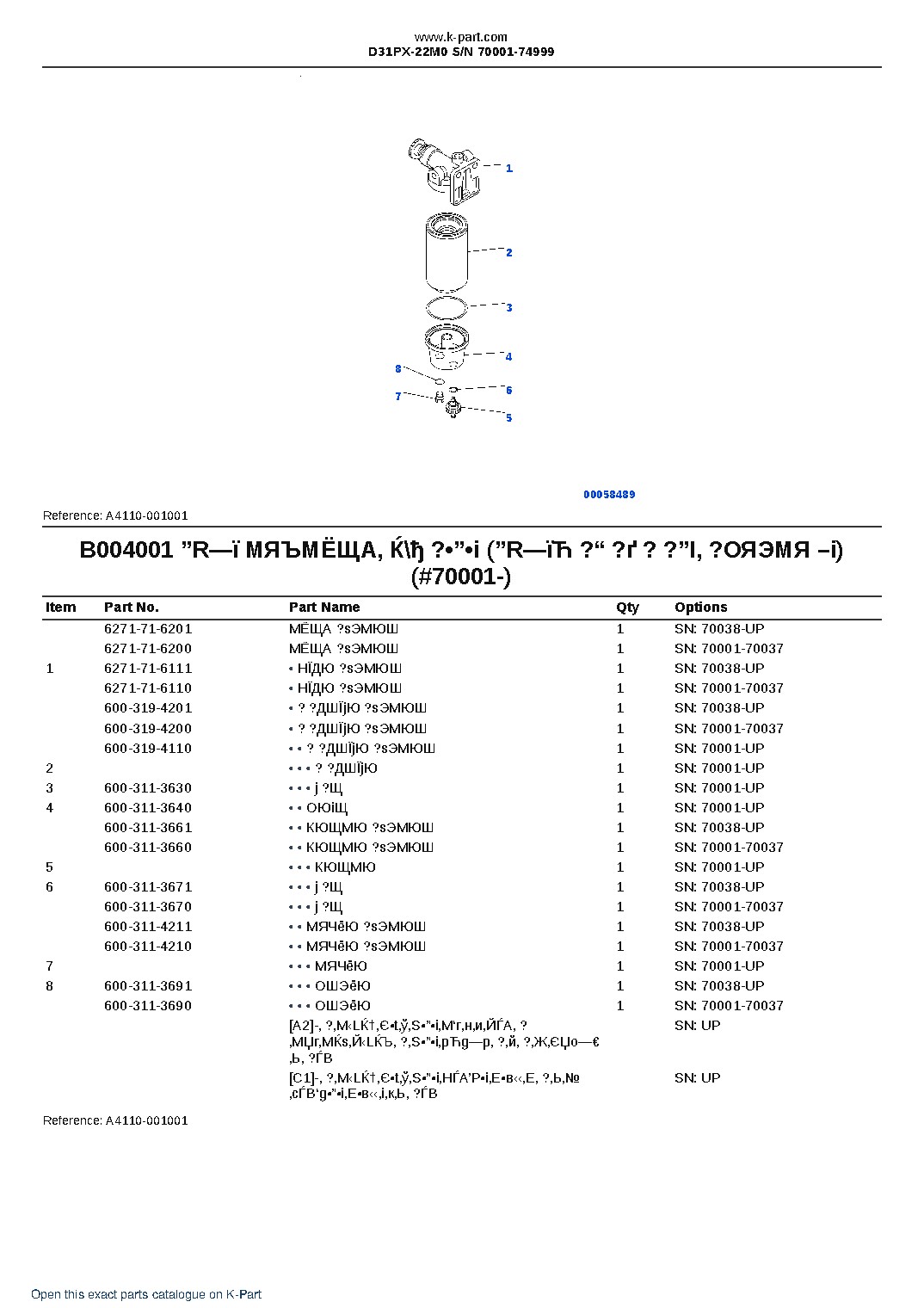 D31PX-22M0 S/N 70001-74999 – sample page 7 D31PX-22M0 S/N 70001-74999 – sample page 7