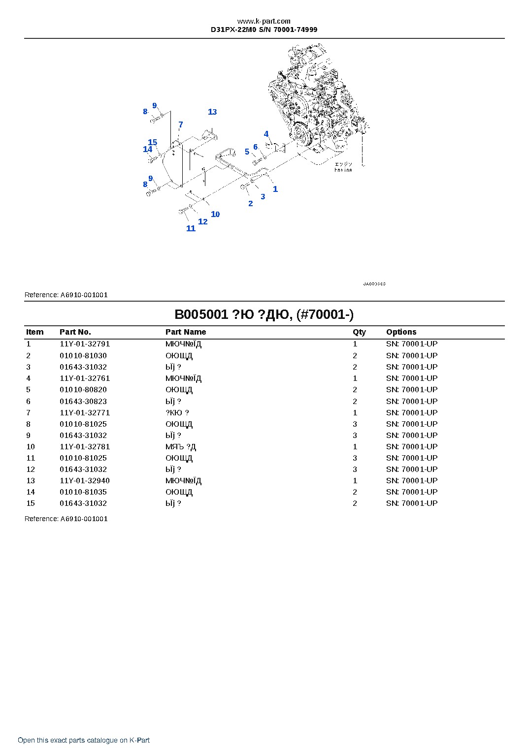 D31PX-22M0 S/N 70001-74999 – sample page 9 D31PX-22M0 S/N 70001-74999 – sample page 9