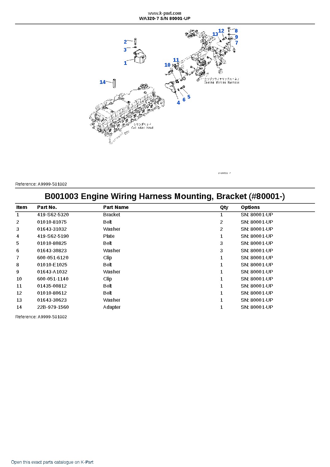 WA320-7 S/N 80001-UP – sample page 3