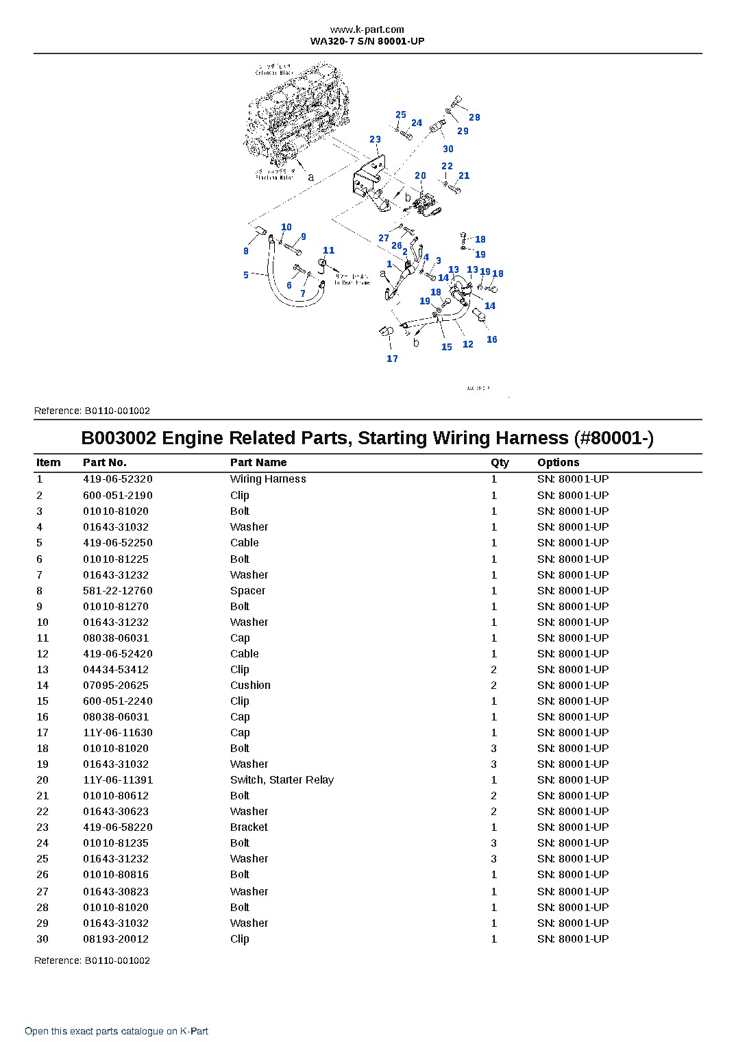 WA320-7 S/N 80001-UP – sample page 7