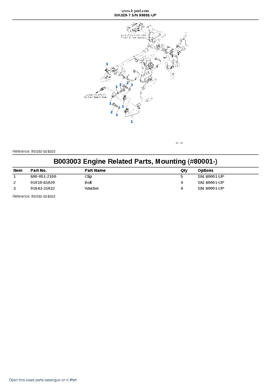 WA320-7 S/N 80001-UP – sample page 8