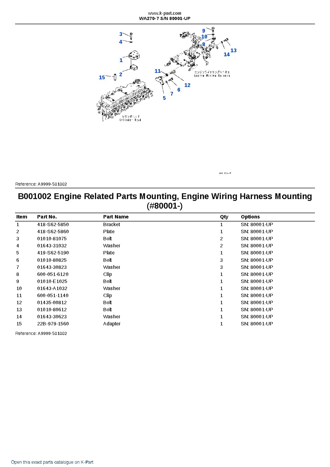 WA270-7 S/N 80001-UP – sample page 3