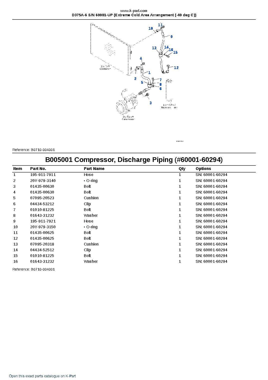 D375A-6 S/N 60001-UP (Extreme Cold Area Arrangement (-40 deg C)) – sample page 9