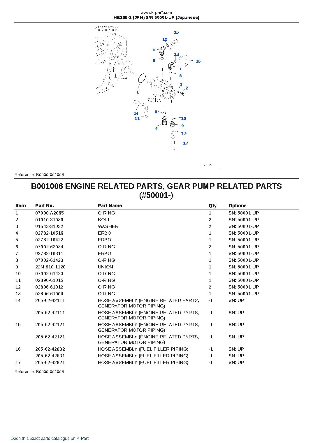 HB205-2 (JPN) S/N 50001-UP (Japanese) – sample page 6 HB205-2 (JPN) S/N 50001-UP (Japanese) – sample page 6