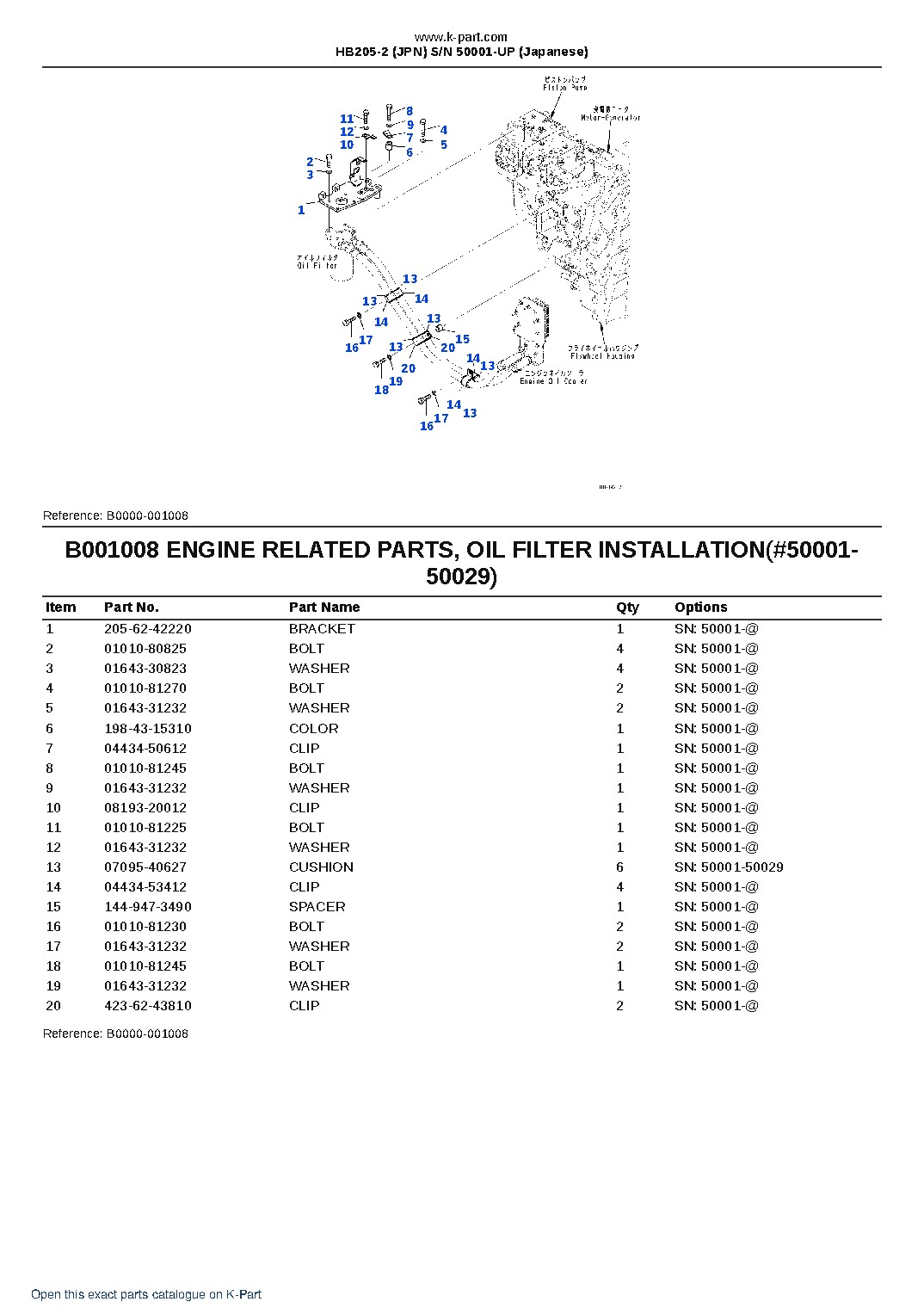 HB205-2 (JPN) S/N 50001-UP (Japanese) – sample page 8 HB205-2 (JPN) S/N 50001-UP (Japanese) – sample page 8