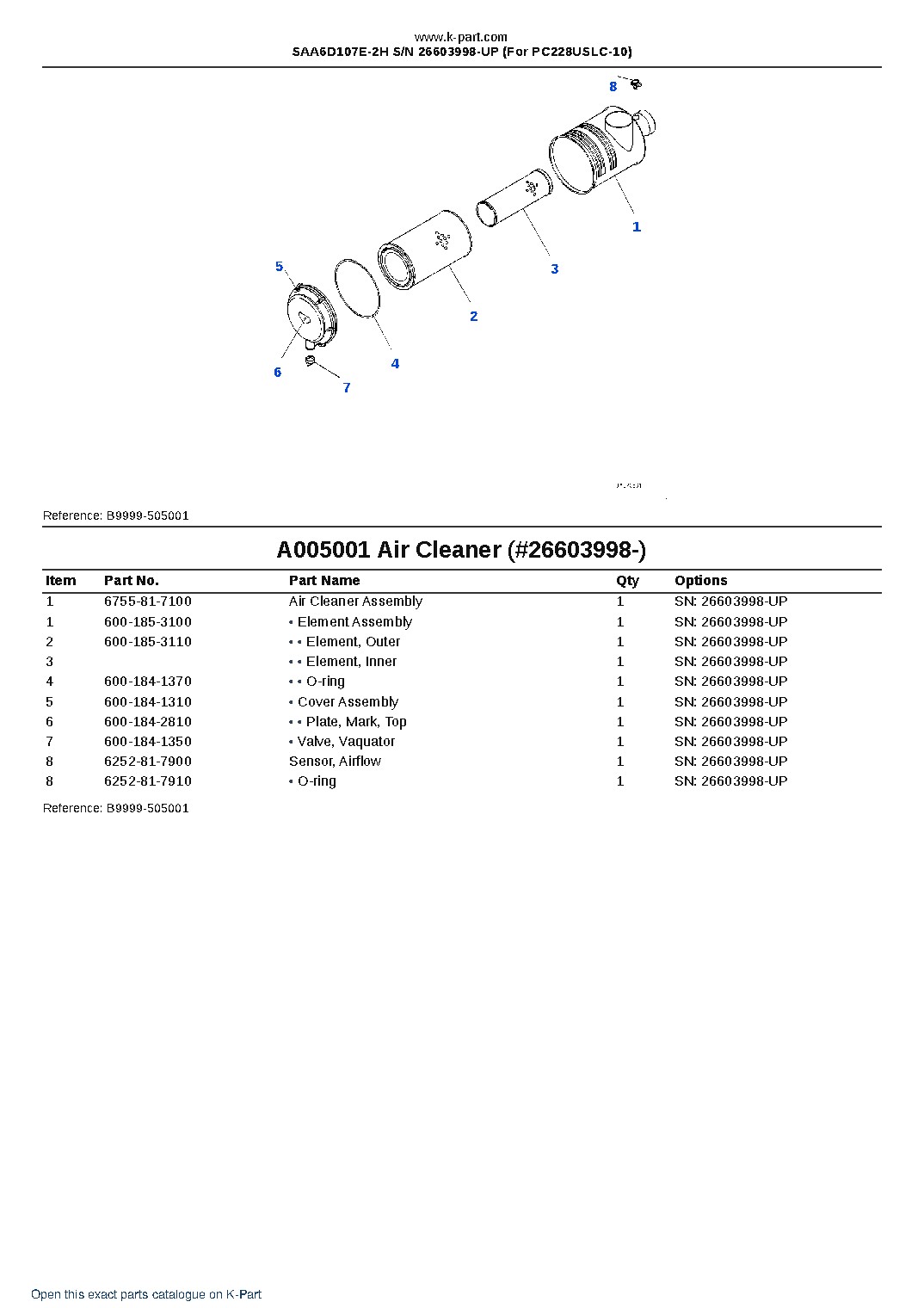 SAA6D107E-2H S/N 26603998-UP (For PC228USLC-10) – sample page 5 SAA6D107E-2H S/N 26603998-UP (For PC228USLC-10) – sample page 5