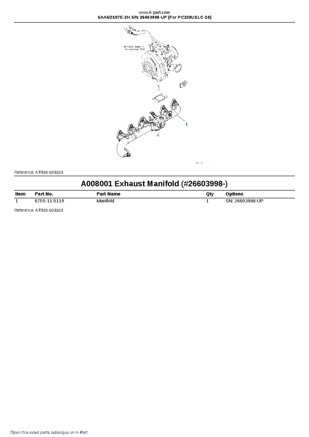 SAA6D107E-2H S/N 26603998-UP (For PC228USLC-10) – sample page 8 SAA6D107E-2H S/N 26603998-UP (For PC228USLC-10) – sample page 8
