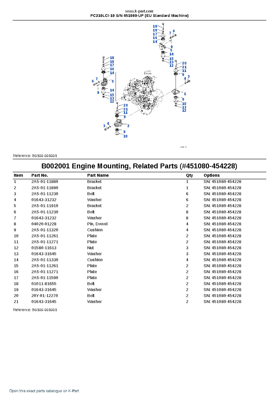 PC210LCI-10 S/N 451080-UP (EU Standard Machine) – sample page 3 PC210LCI-10 S/N 451080-UP (EU Standard Machine) – sample page 3