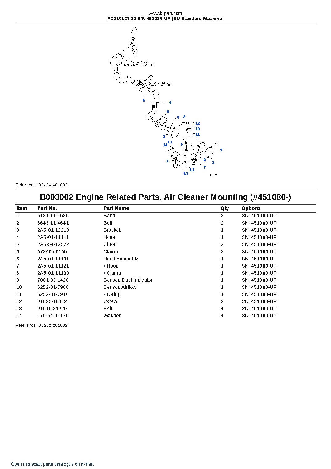 PC210LCI-10 S/N 451080-UP (EU Standard Machine) – sample page 6 PC210LCI-10 S/N 451080-UP (EU Standard Machine) – sample page 6