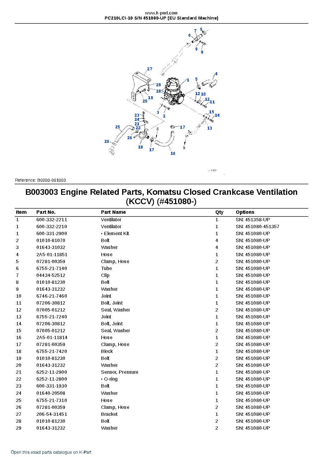 PC210LCI-10 S/N 451080-UP (EU Standard Machine) – sample page 7 PC210LCI-10 S/N 451080-UP (EU Standard Machine) – sample page 7