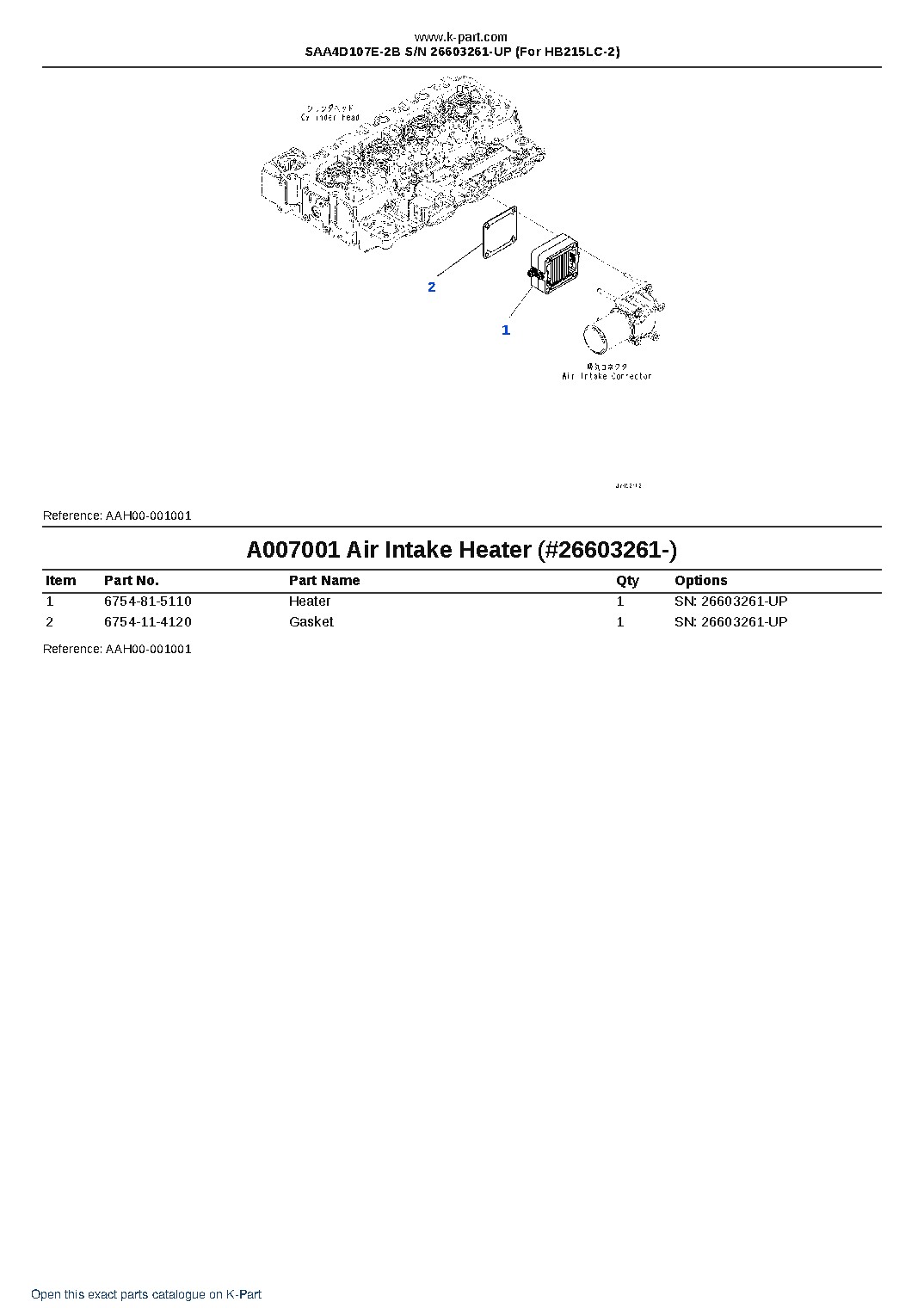 SAA4D107E-2B S/N 26603261-UP (For HB215LC-2) – sample page 7 SAA4D107E-2B S/N 26603261-UP (For HB215LC-2) – sample page 7