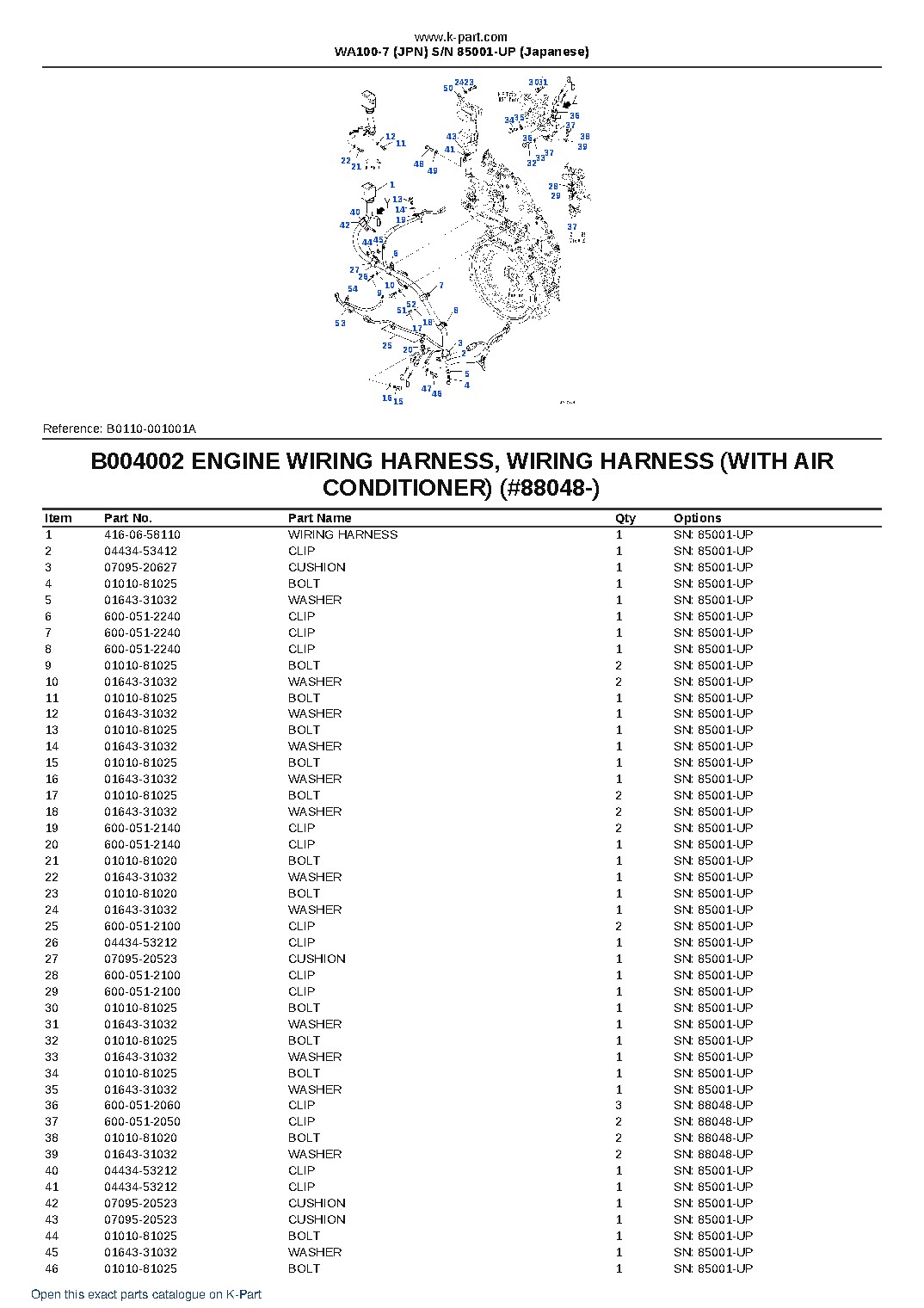 WA100-7 (JPN) S/N 85001-UP (Japanese) – sample page 6 WA100-7 (JPN) S/N 85001-UP (Japanese) – sample page 6