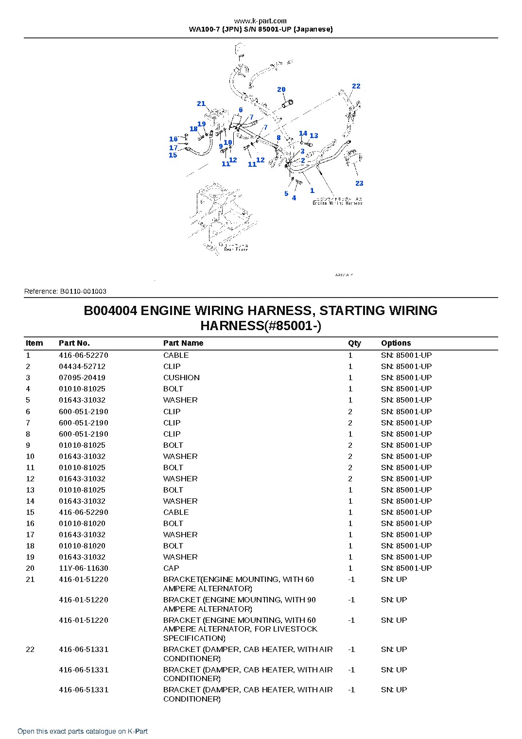 WA100-7 (JPN) S/N 85001-UP (Japanese) – sample page 9 WA100-7 (JPN) S/N 85001-UP (Japanese) – sample page 9