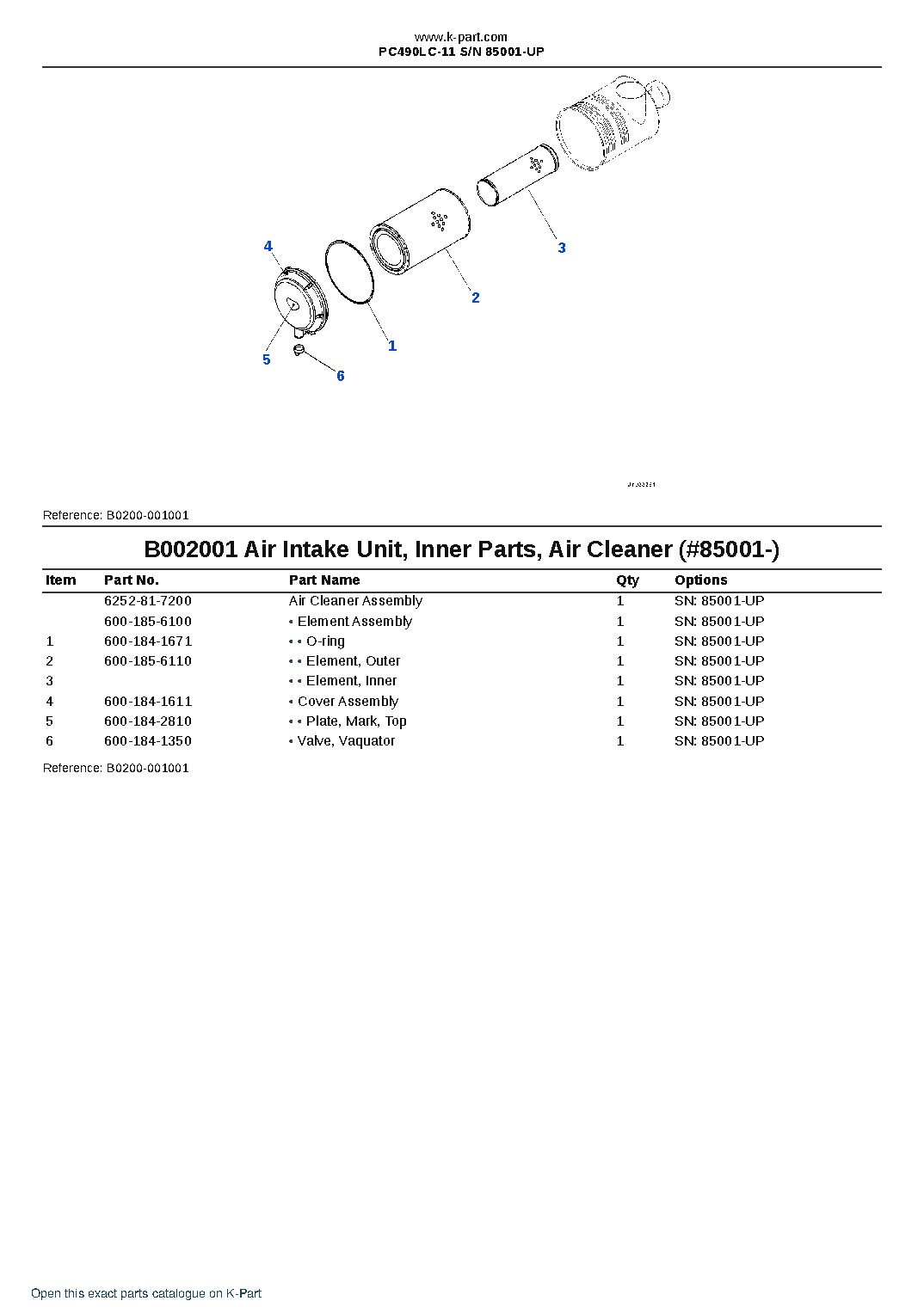 PC490LC-11 S/N 85001-UP – sample page 2