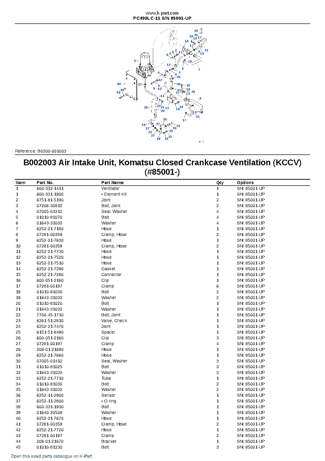 PC490LC-11 S/N 85001-UP – sample page 4