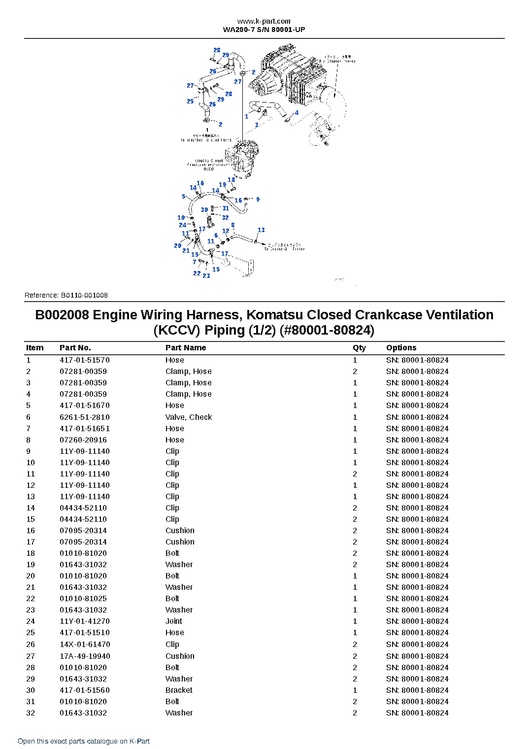 WA200-7 S/N 80001-UP – sample page 10