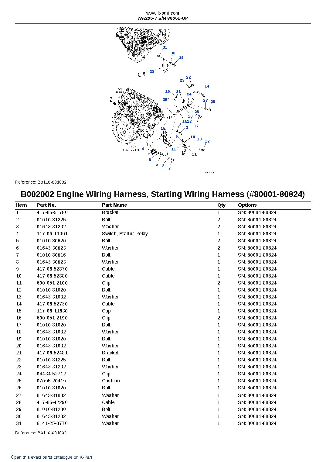 WA200-7 S/N 80001-UP – sample page 4