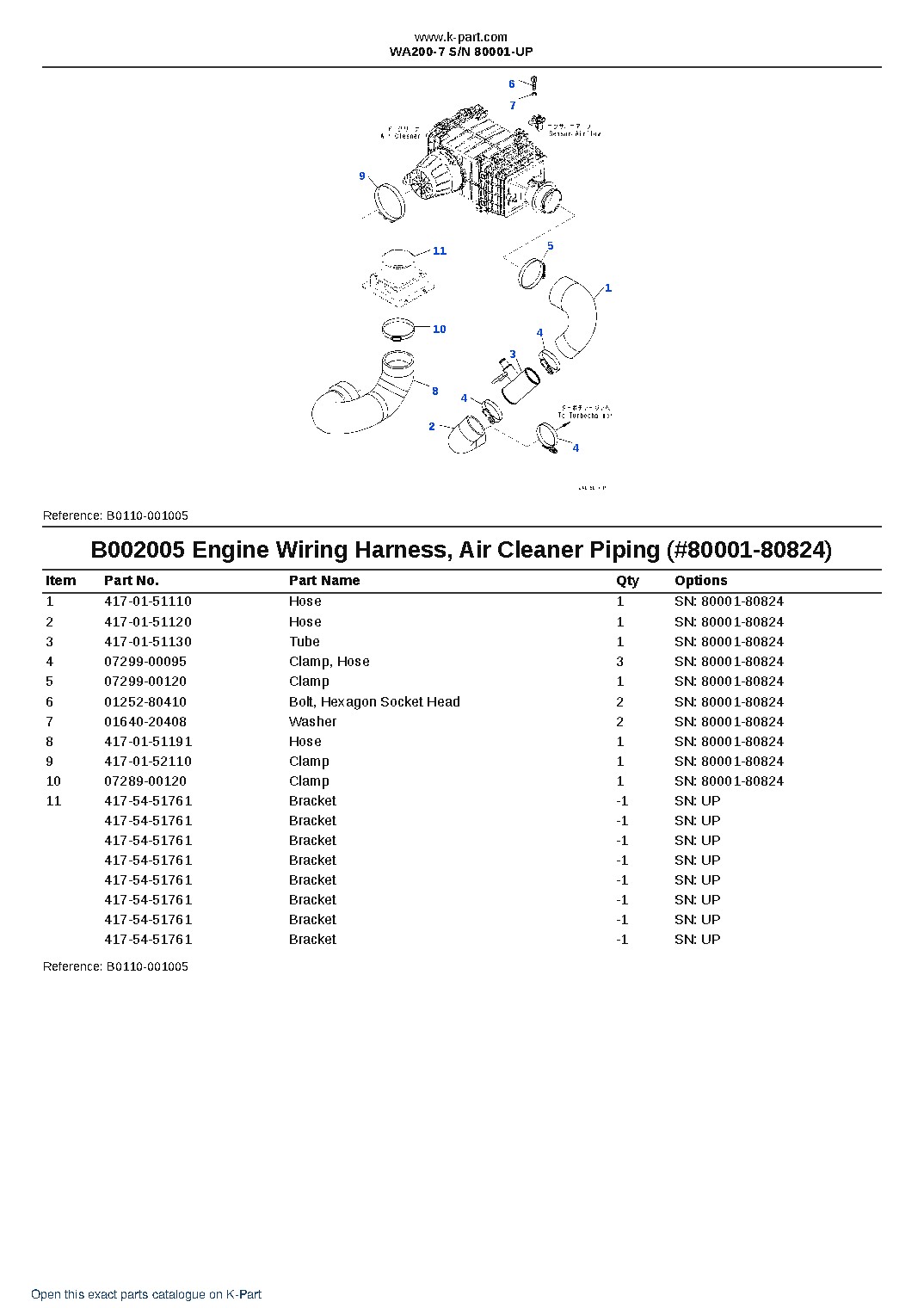 WA200-7 S/N 80001-UP – sample page 7