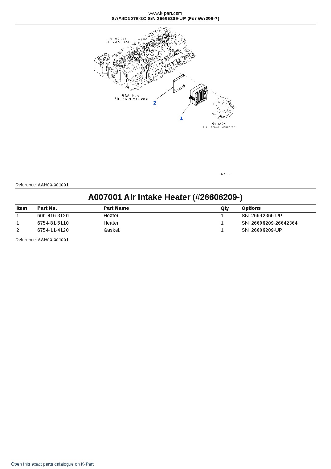 SAA4D107E-2C S/N 26606209-UP (For WA200-7) – sample page 7
