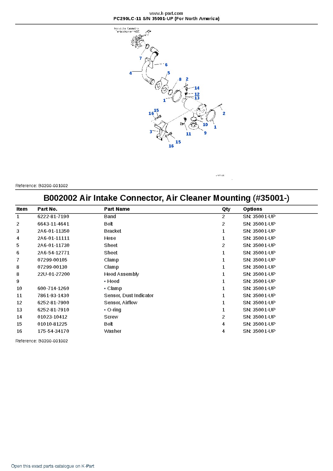 PC290LC-11 S/N 35001-UP (For North America) – sample page 3