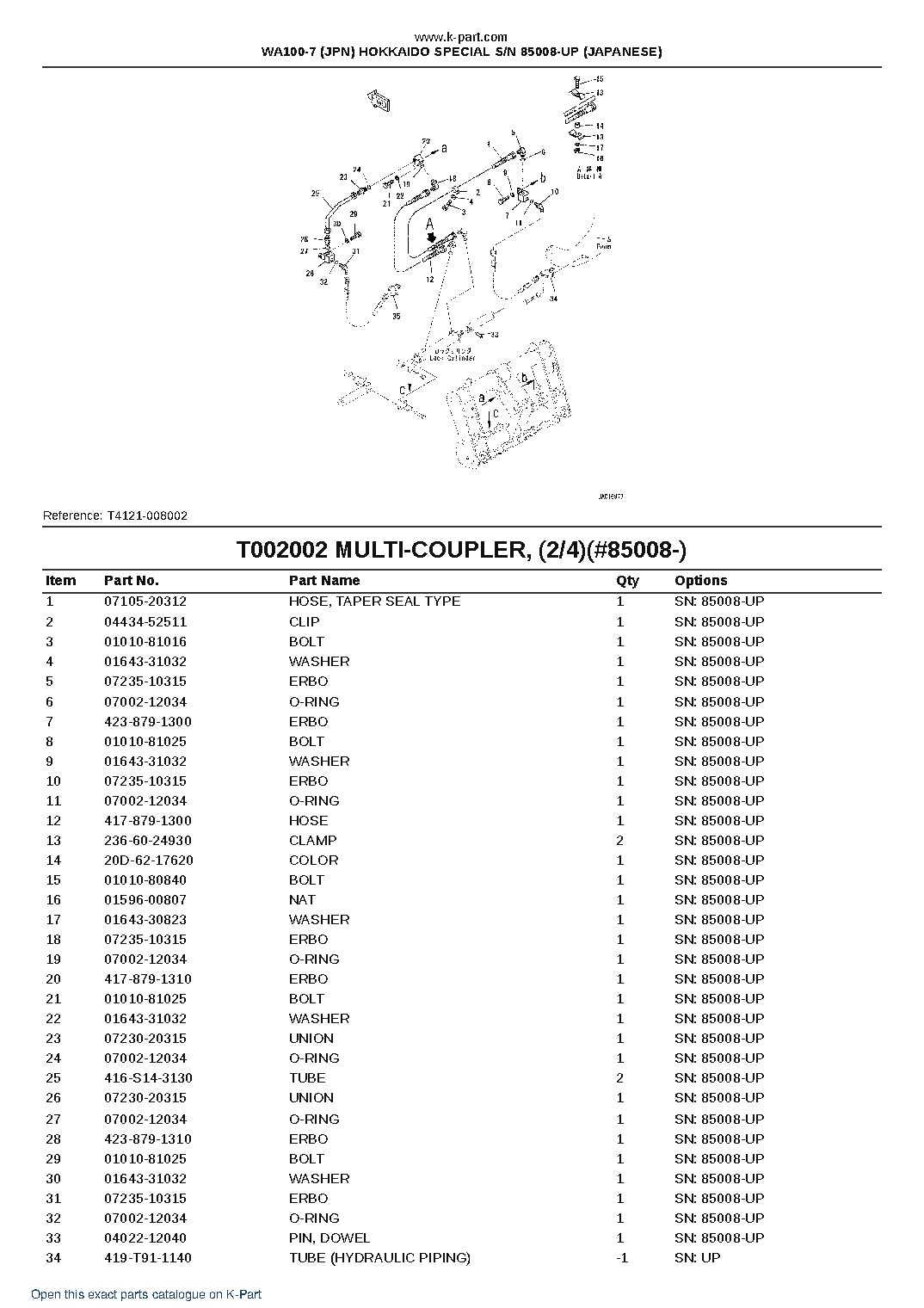 WA100-7 (JPN) HOKKAIDO SPECIAL S/N 85008-UP (JAPANESE) – sample page 10 WA100-7 (JPN) HOKKAIDO SPECIAL S/N 85008-UP (JAPANESE) – sample page 10