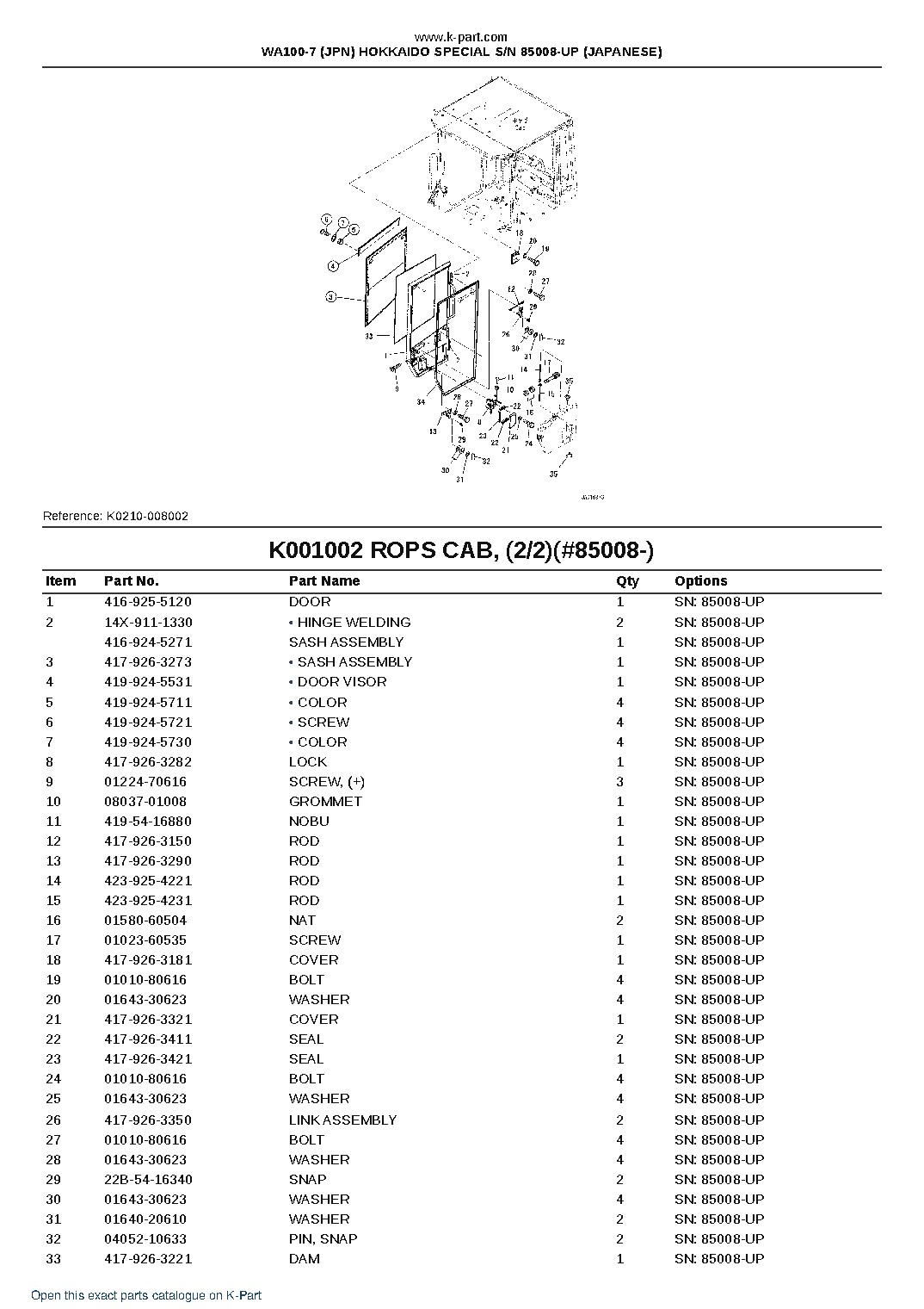 WA100-7 (JPN) HOKKAIDO SPECIAL S/N 85008-UP (JAPANESE) – sample page 5 WA100-7 (JPN) HOKKAIDO SPECIAL S/N 85008-UP (JAPANESE) – sample page 5