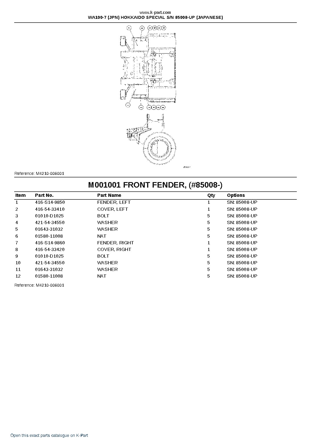 WA100-7 (JPN) HOKKAIDO SPECIAL S/N 85008-UP (JAPANESE) – sample page 7 WA100-7 (JPN) HOKKAIDO SPECIAL S/N 85008-UP (JAPANESE) – sample page 7
