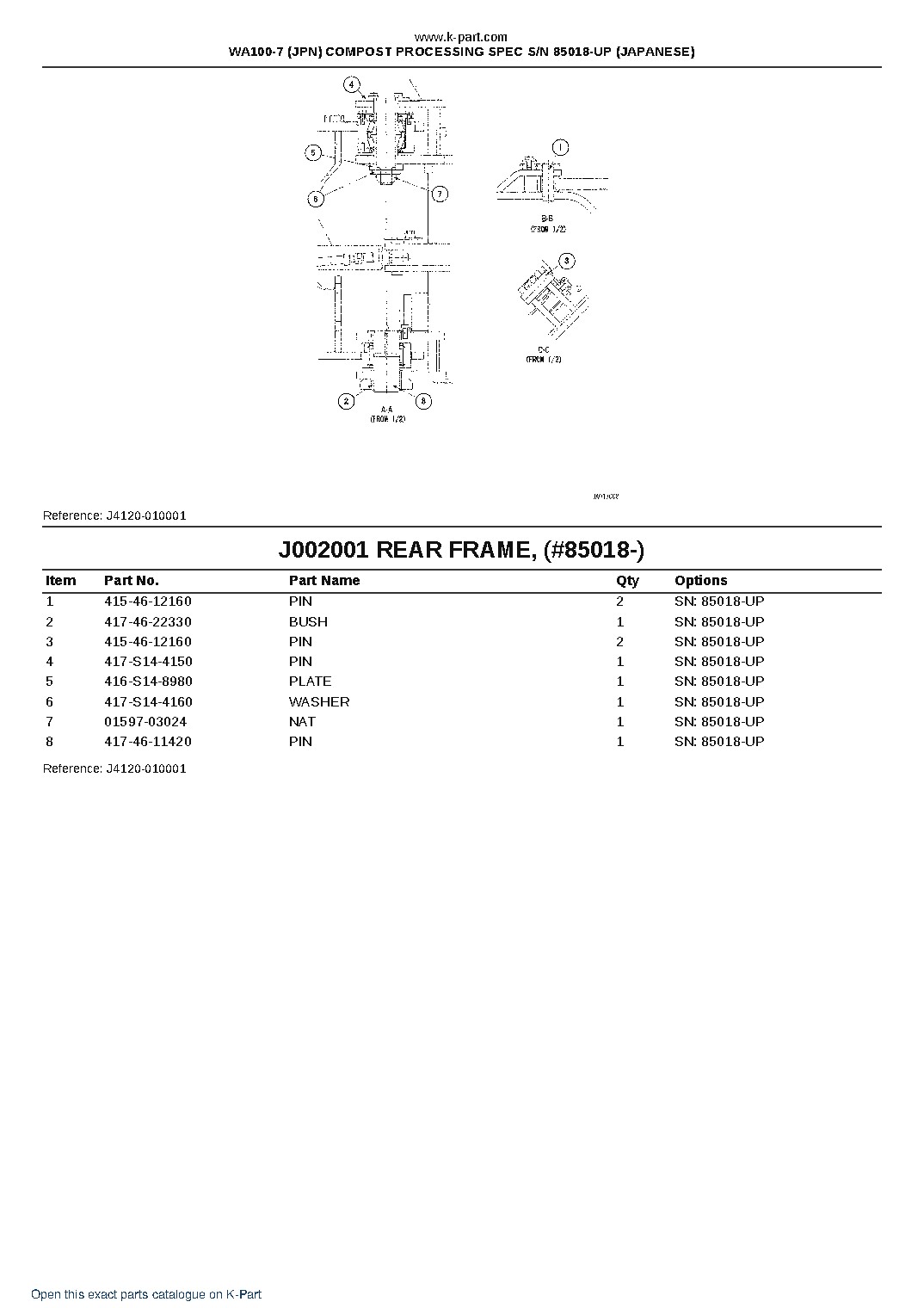 WA100-7 (JPN) COMPOST PROCESSING SPEC S/N 85018-UP (JAPANESE) – sample page 10 WA100-7 (JPN) COMPOST PROCESSING SPEC S/N 85018-UP (JAPANESE) – sample page 10