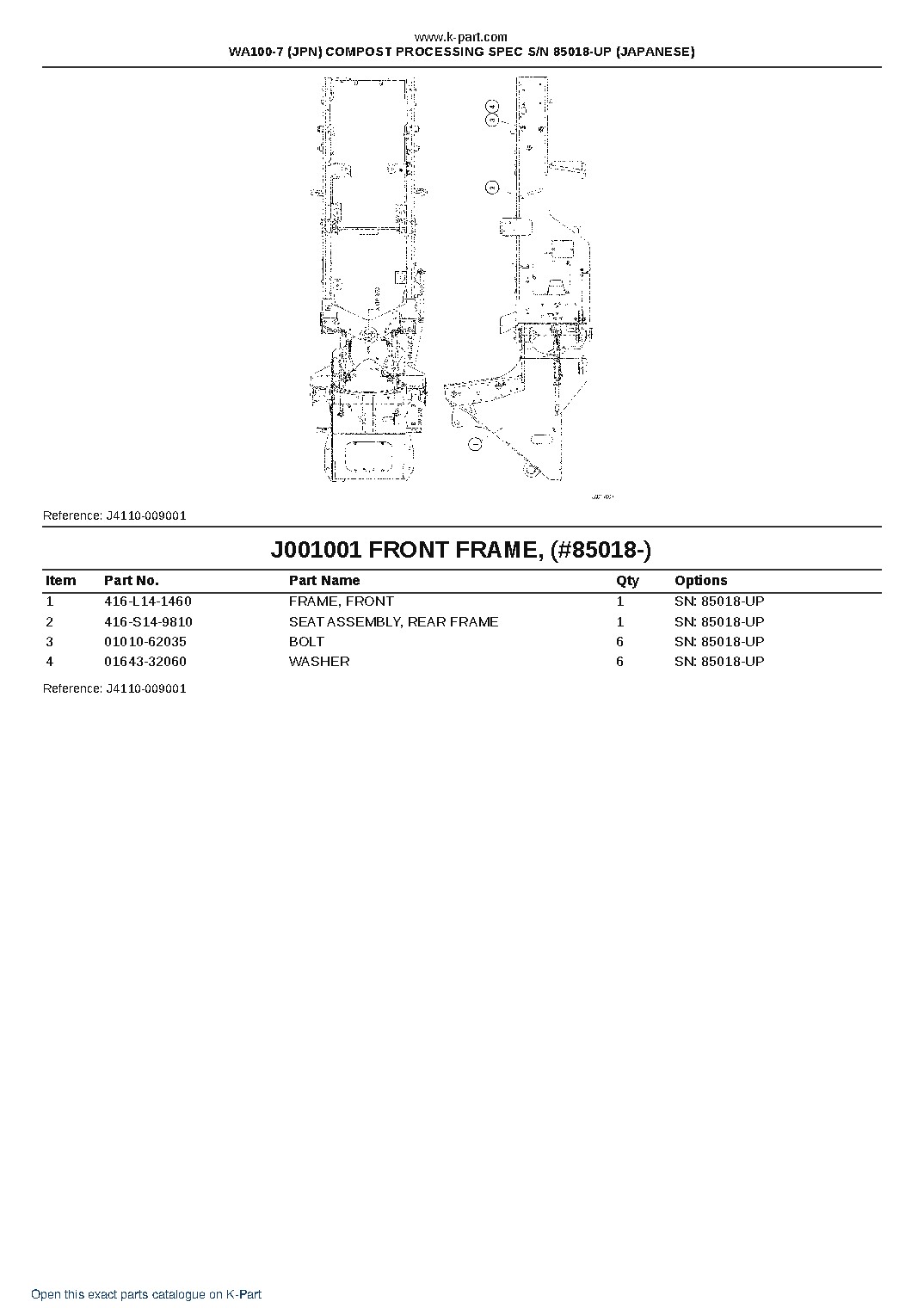 WA100-7 (JPN) COMPOST PROCESSING SPEC S/N 85018-UP (JAPANESE) – sample page 9 WA100-7 (JPN) COMPOST PROCESSING SPEC S/N 85018-UP (JAPANESE) – sample page 9