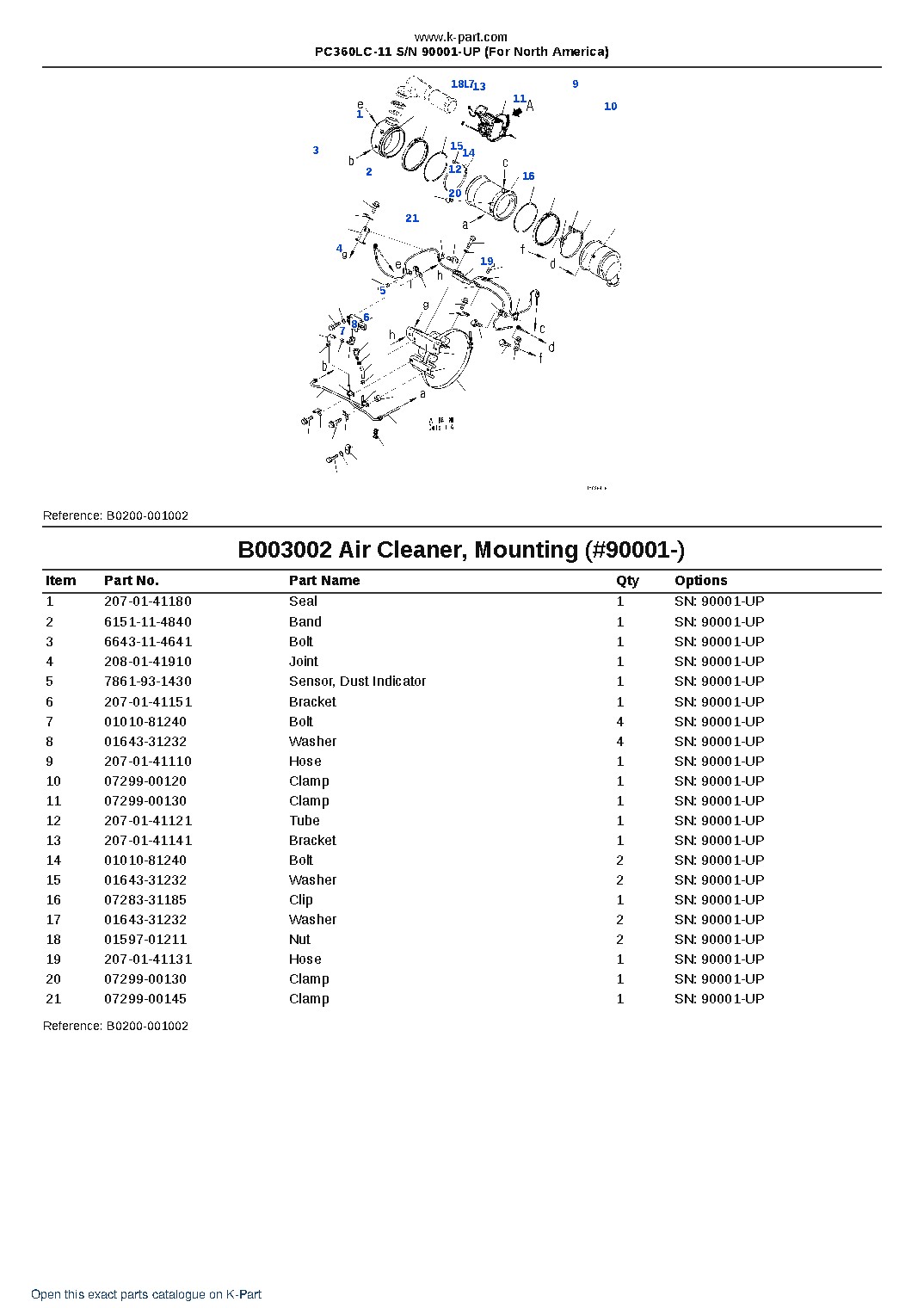 PC360LC-11 S/N 90001-UP (For North America) – sample page 10