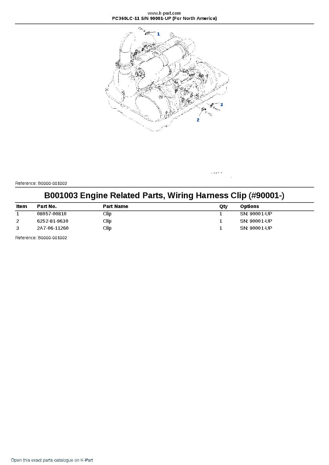 PC360LC-11 S/N 90001-UP (For North America) – sample page 3