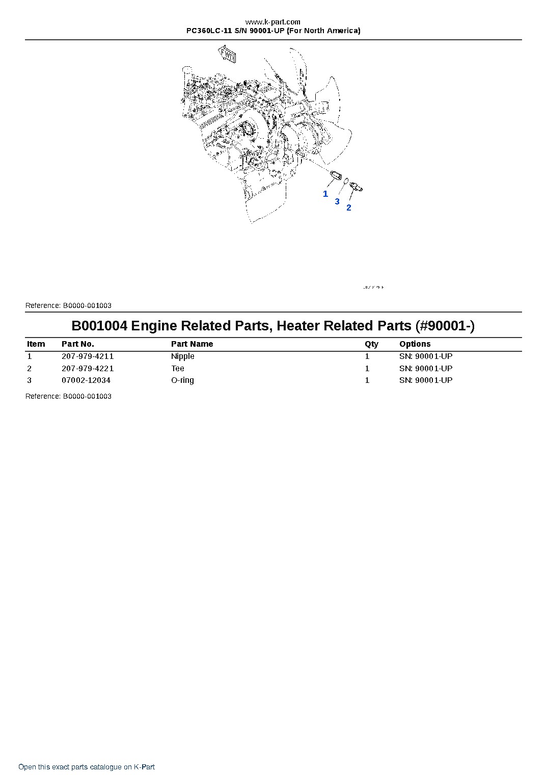 PC360LC-11 S/N 90001-UP (For North America) – sample page 4