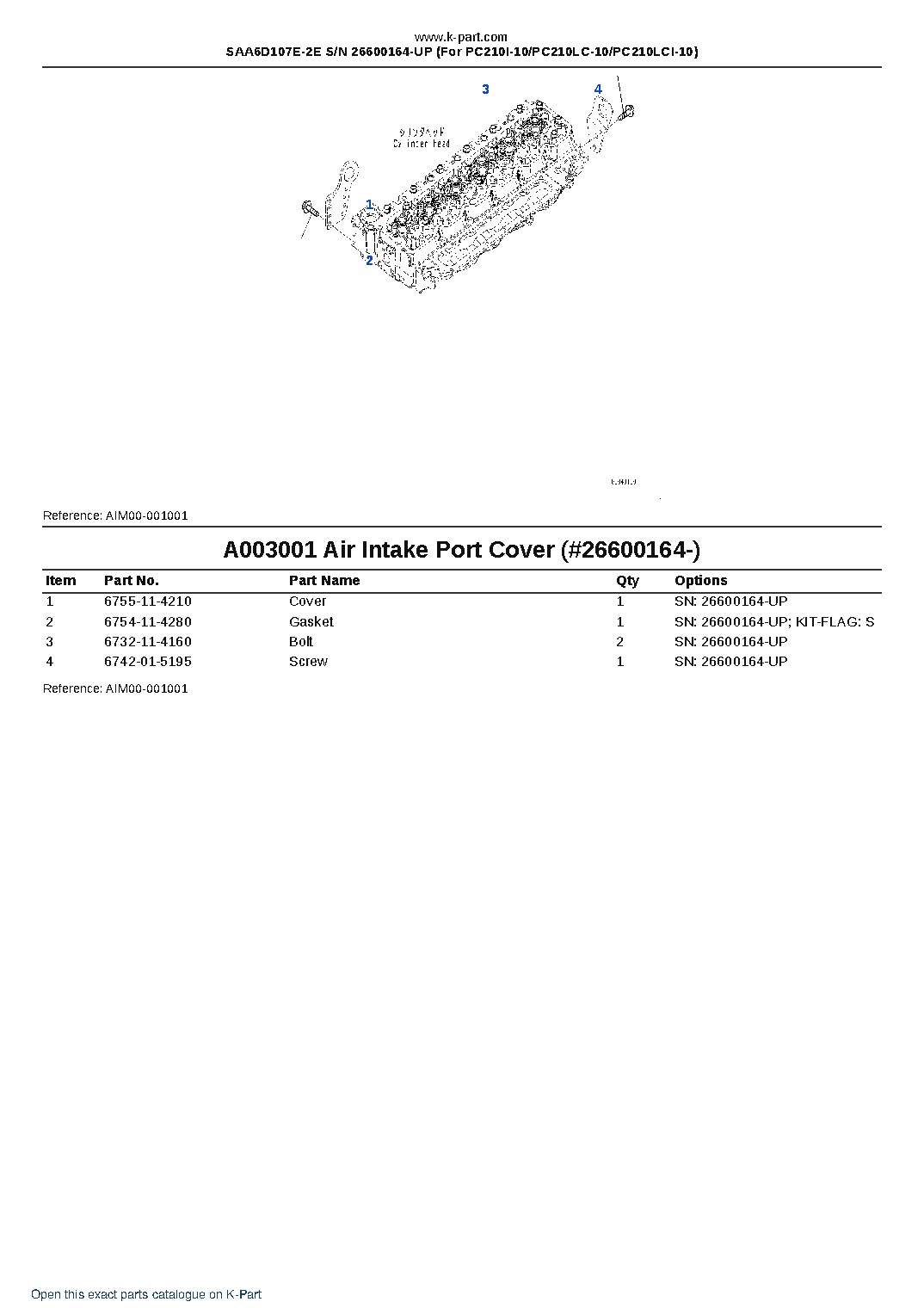SAA6D107E-2E S/N 26600164-UP (For PC210I-10/PC210LC-10/PC210LCI-10) – sample page 3