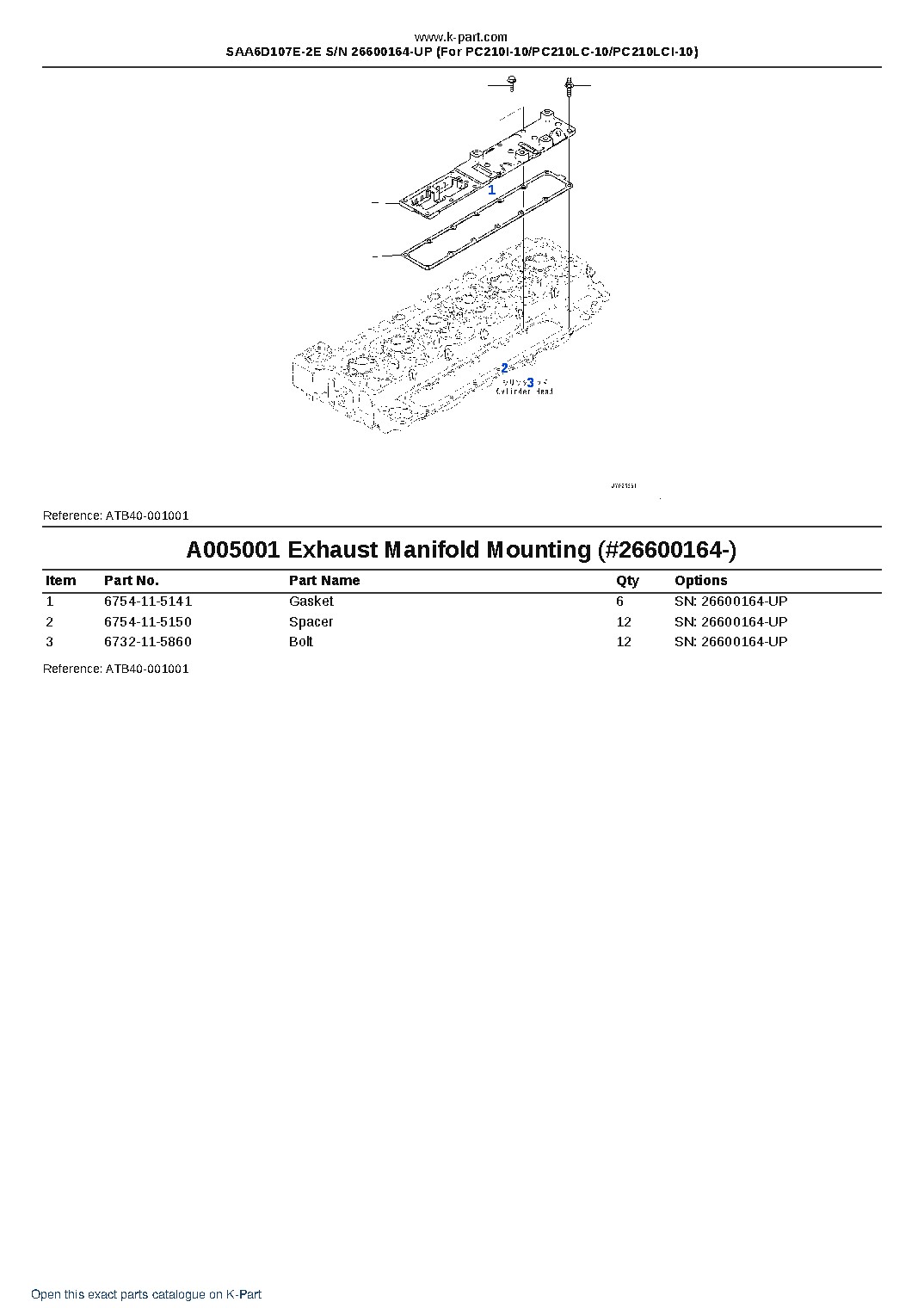 SAA6D107E-2E S/N 26600164-UP (For PC210I-10/PC210LC-10/PC210LCI-10) – sample page 5