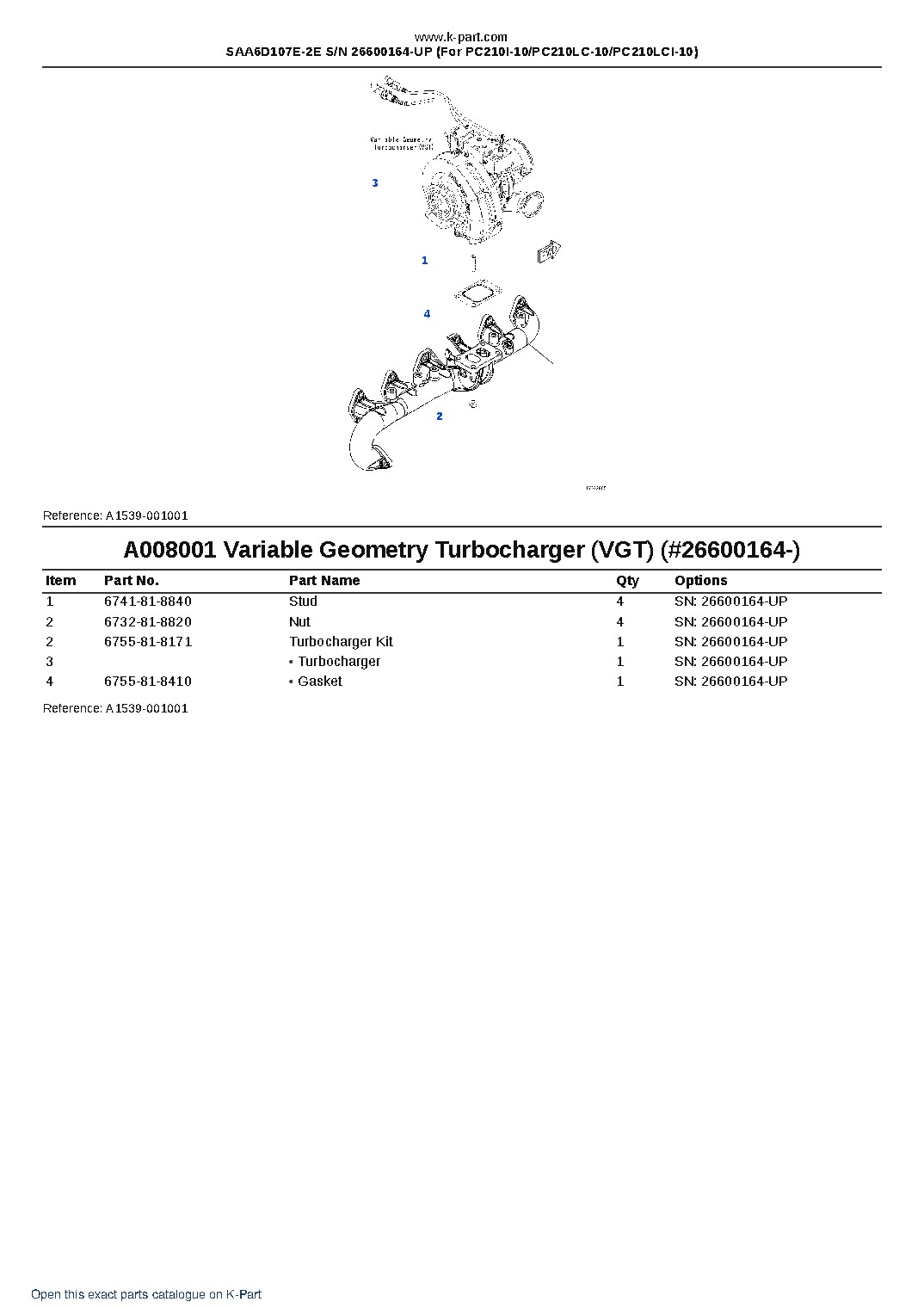 SAA6D107E-2E S/N 26600164-UP (For PC210I-10/PC210LC-10/PC210LCI-10) – sample page 8