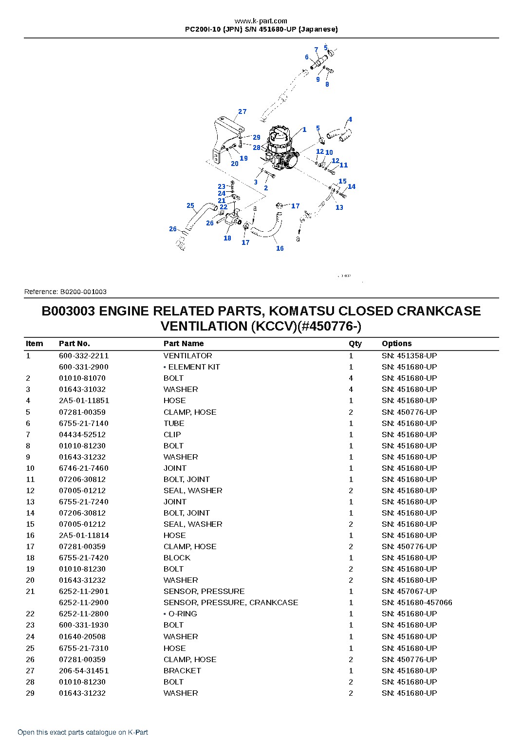 PC200I-10 (JPN)  S/N 451680-UP (Japanese) – sample page 7