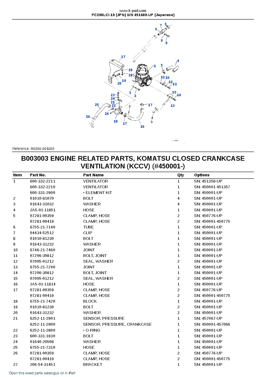 PC200LCI-10 (JPN)  S/N 451680-UP (Japanese) – sample page 7