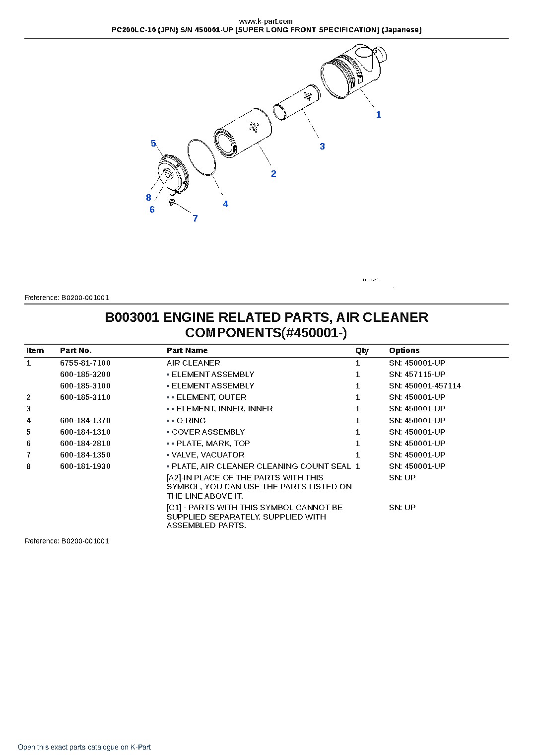 PC200LC-10 (JPN) S/N 450001-UP (SUPER LONG FRONT SPECIFICATION) (Japanese) – sample page 5