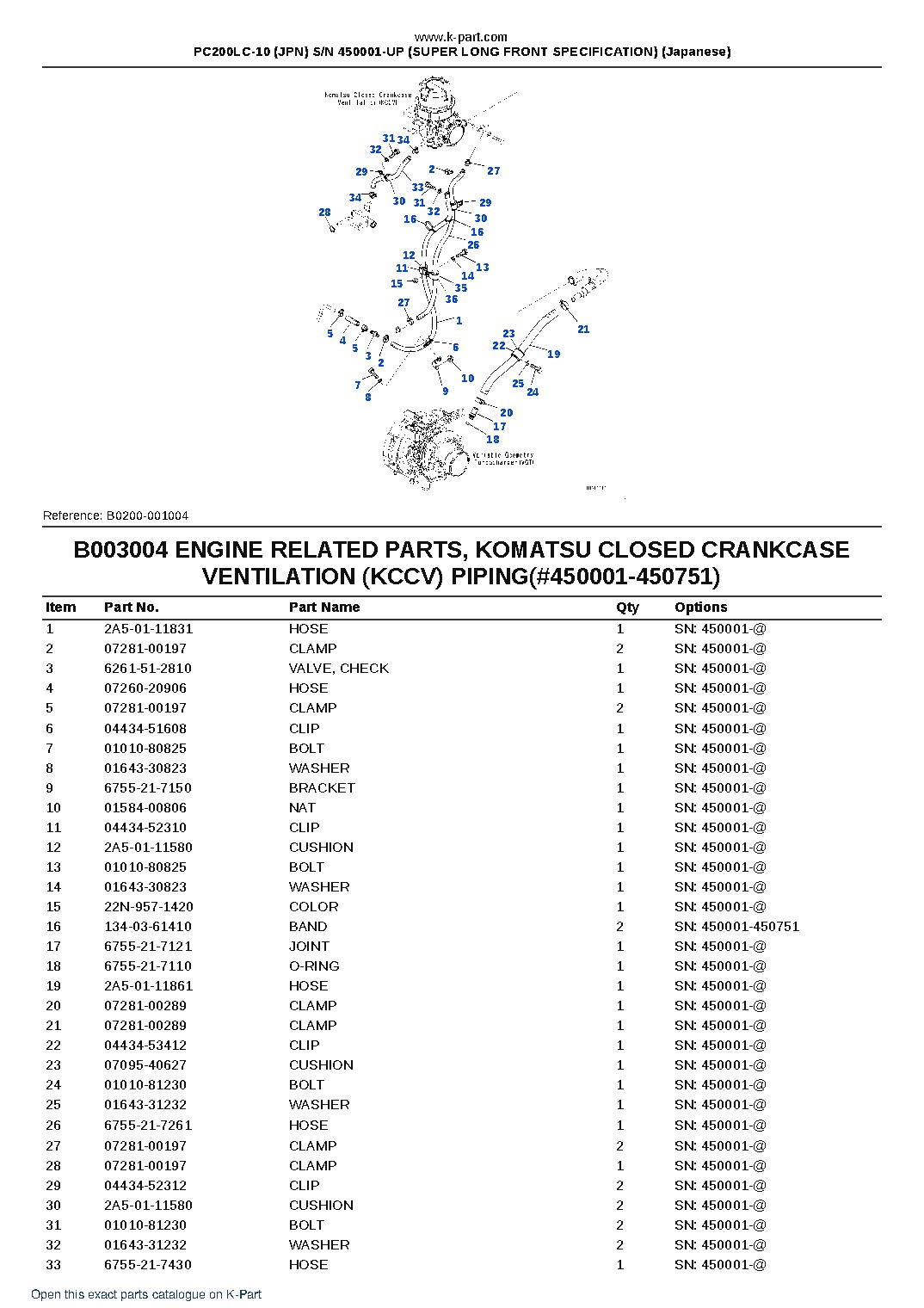 PC200LC-10 (JPN) S/N 450001-UP (SUPER LONG FRONT SPECIFICATION) (Japanese) – sample page 9