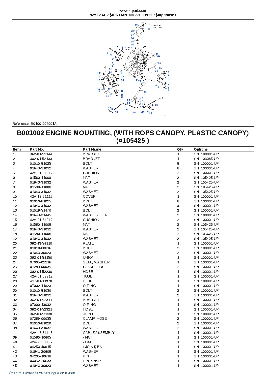 WA30-6E0 (JPN) S/N 100001-119999 (Japanese) – sample page 3 WA30-6E0 (JPN) S/N 100001-119999 (Japanese) – sample page 3