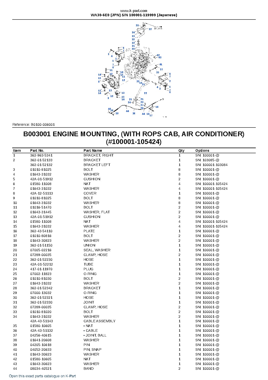 WA30-6E0 (JPN) S/N 100001-119999 (Japanese) – sample page 9 WA30-6E0 (JPN) S/N 100001-119999 (Japanese) – sample page 9