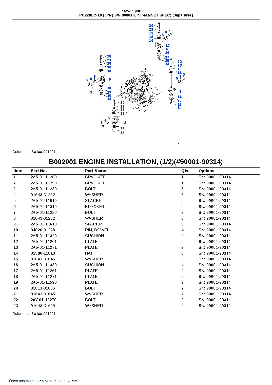 PC220LC-10 (JPN) S/N 90001-UP (MAGNET SPEC) (Japanese) – sample page 7