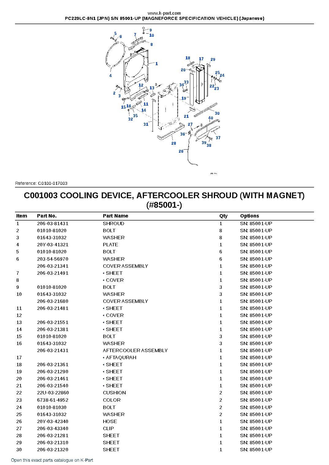 PC220LC-8N1 (JPN) S/N 85001-UP (MAGNEFORCE SPECIFICATION VEHICLE) (Japanese) – sample page 7