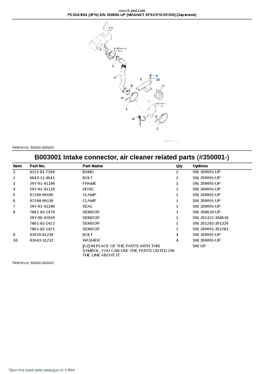 PC210-8N1 (JPN) S/N 350001-UP (MAGNET SPECIFICATION) (Japanese) – sample page 4