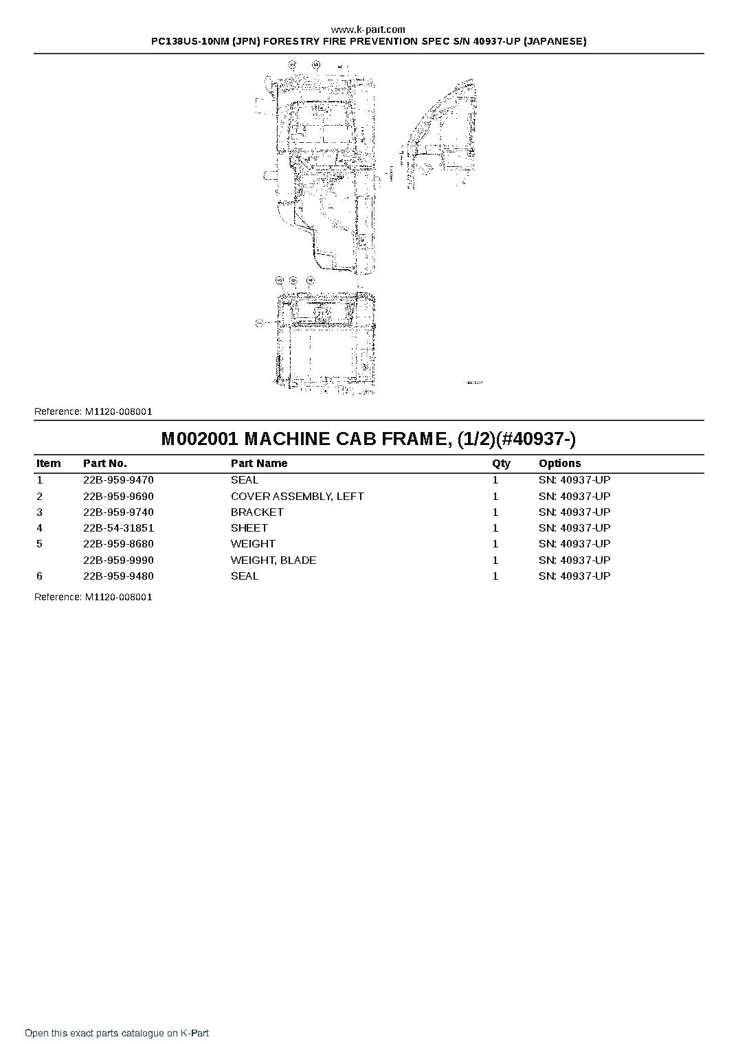 PC138US-10NM (JPN) FORESTRY FIRE PREVENTION SPEC S/N 40937-UP (JAPANESE) – sample page 10