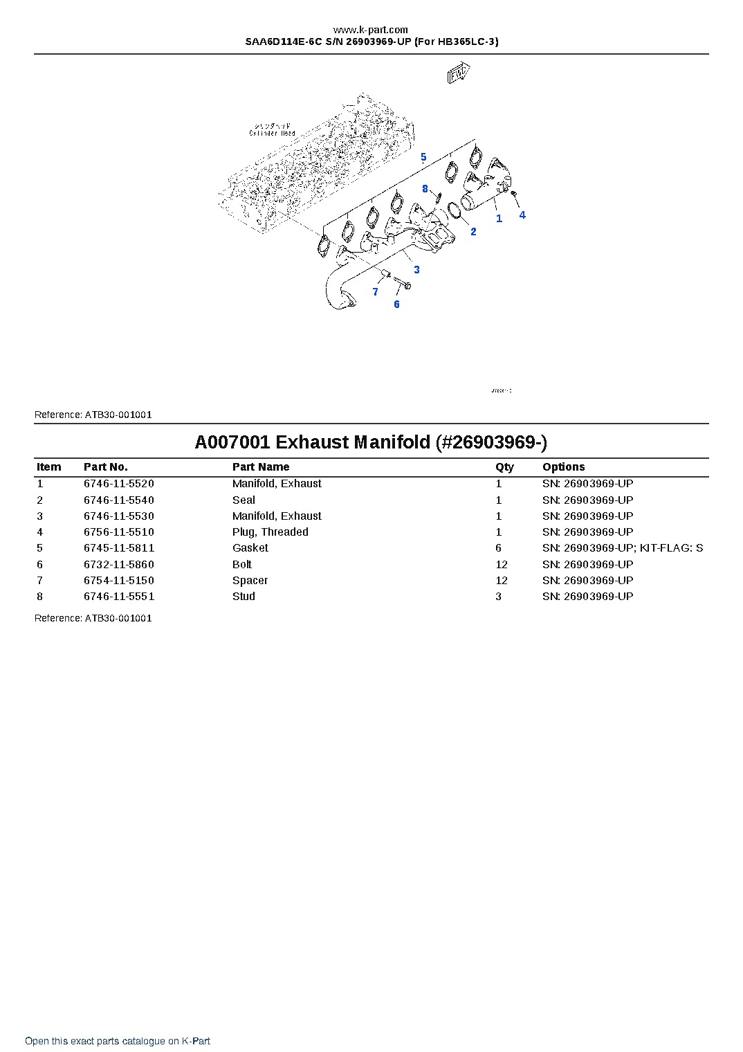 SAA6D114E-6C S/N 26903969-UP (For HB365LC-3) – sample page 7